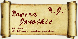 Momira Janojkić vizit kartica